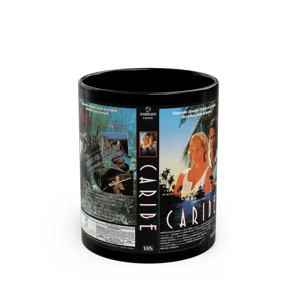 CARIBE (VHS COVER) - Black Coffee Mug-11oz-Go Mug Yourself