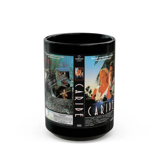 CARIBE (VHS COVER) - Black Coffee Mug 15oz - Go Mug Yourself