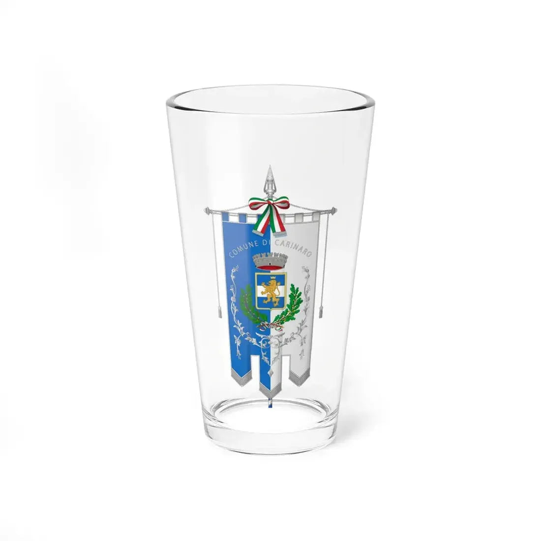 Carinaro-Gonfalone (Italy) Pint Glass 16oz 16oz - Go Mug Yourself