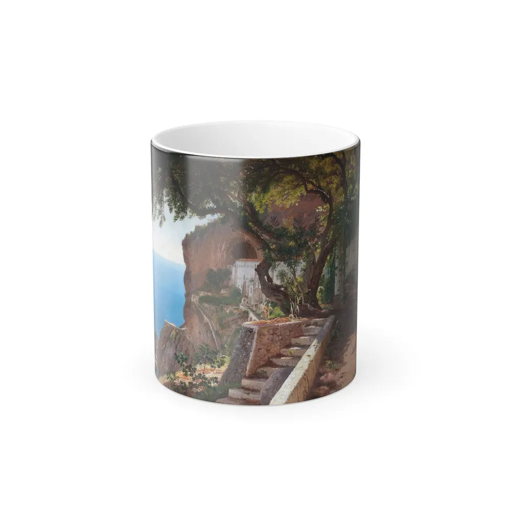 Carl Fredrik Aagaard (1833-1895) From the coast of Amalfi - Color Changing Mug 11oz-11oz-Go Mug Yourself