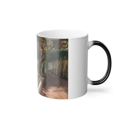 Carl Fredrik Aagaard (1833-1895) From the coast of Amalfi - Color Changing Mug 11oz-Go Mug Yourself