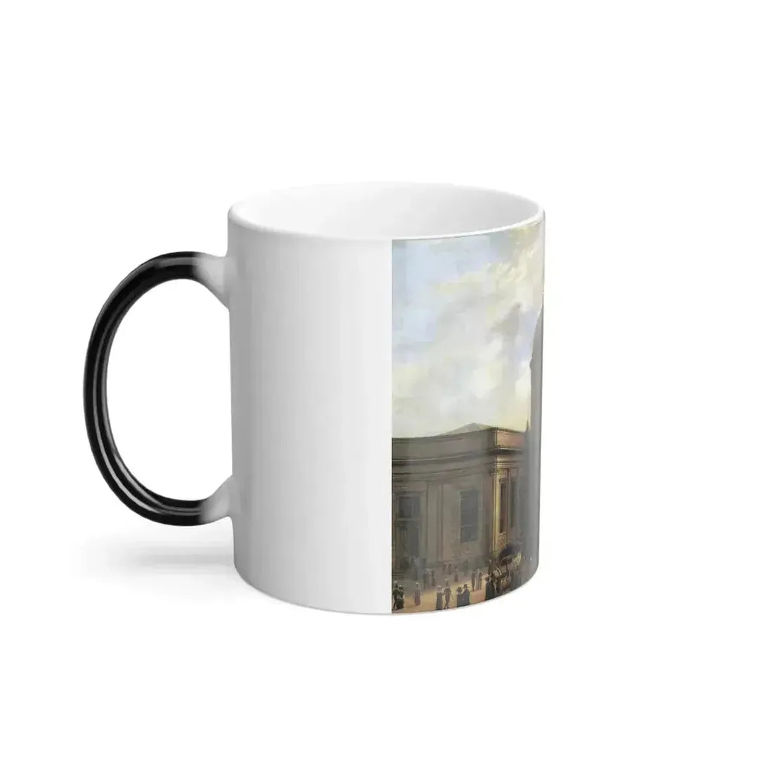 Carl Georg Adolph Hasenpflug (1802-1858) Der Berliner Dom - Oil on Canvas 1825 - Color Changing Mug 11oz - Go Mug Yourself
