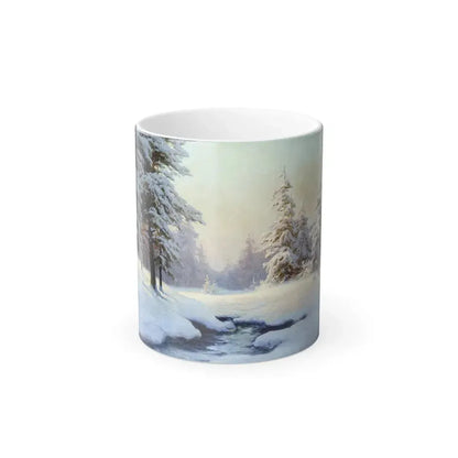 Carl Kenzler (1872-1947) Winter Landscape - Color Changing Mug 11oz Default Title - Go Mug Yourself