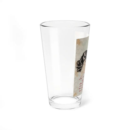 Carl Laemmle Sketch (c. 1937) (Magazine Illustration) Pint Glass 16oz-Go Mug Yourself