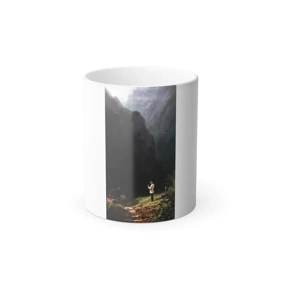 Carl Spitzweg (1808-1885) Customs Post - oil on canvas c1855-60 - Color Changing Mug 11oz Default Title 11oz - Go Mug Yourself