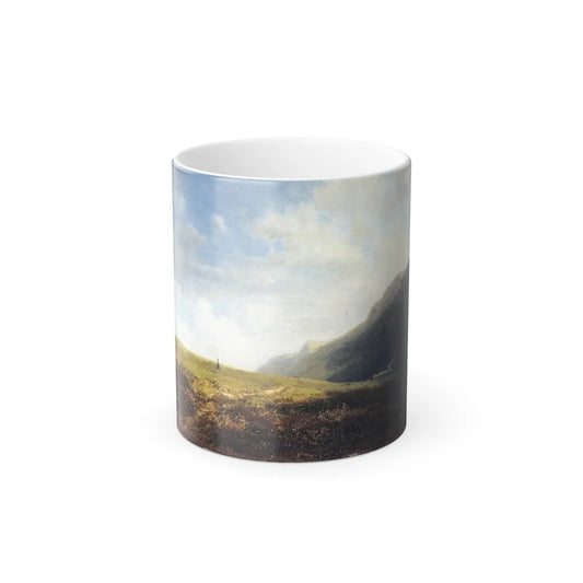 Carl Spitzweg (1808-1885) High Mountain Vally - oil on canvas c1860 - Color Changing Mug 11oz-11oz-Go Mug Yourself