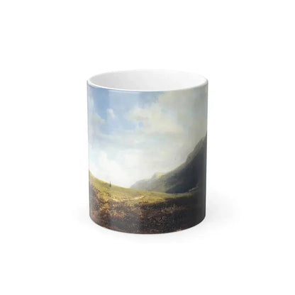 Carl Spitzweg (1808-1885) High Mountain Vally - oil on canvas c1860 - Color Changing Mug 11oz Default Title 11oz - Go Mug Yourself