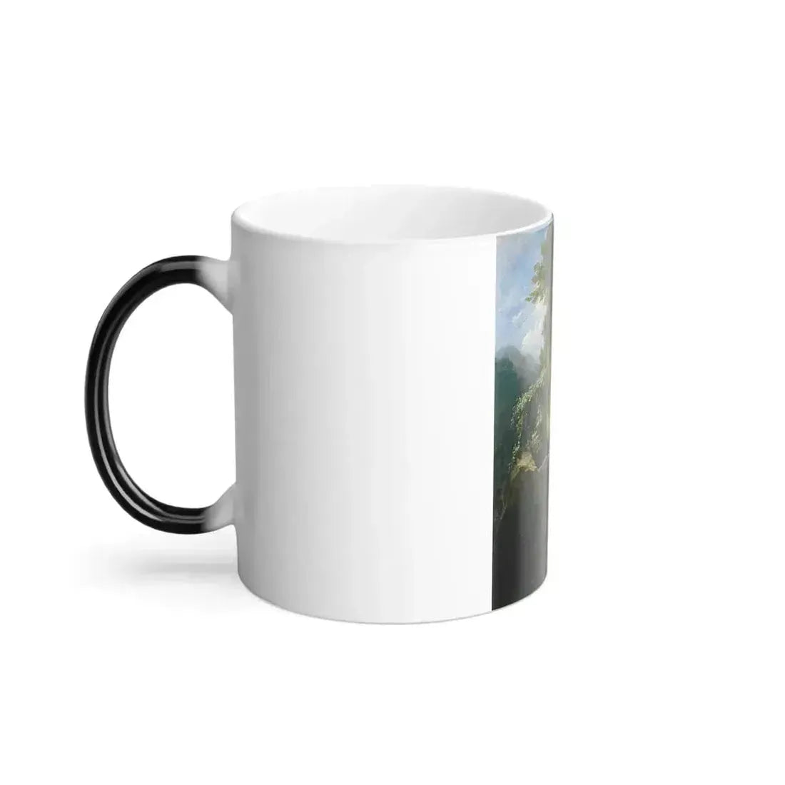 Carl Spitzweg (1808-1885) Musical Hermit before his Rock Den - oil on canvas c1856-58 - Color Changing Mug 11oz - Go Mug Yourself