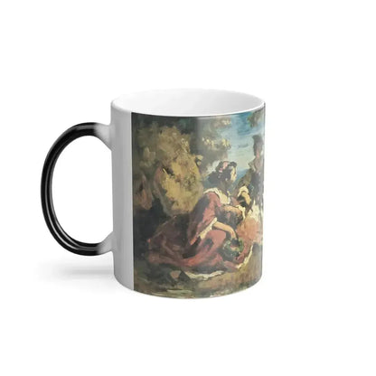 Carl Spitzweg (1808-1885) Pastorale (The singer's wage) - Oil on Canvas c1875-80 - Color Changing Mug 11oz - Go Mug Yourself