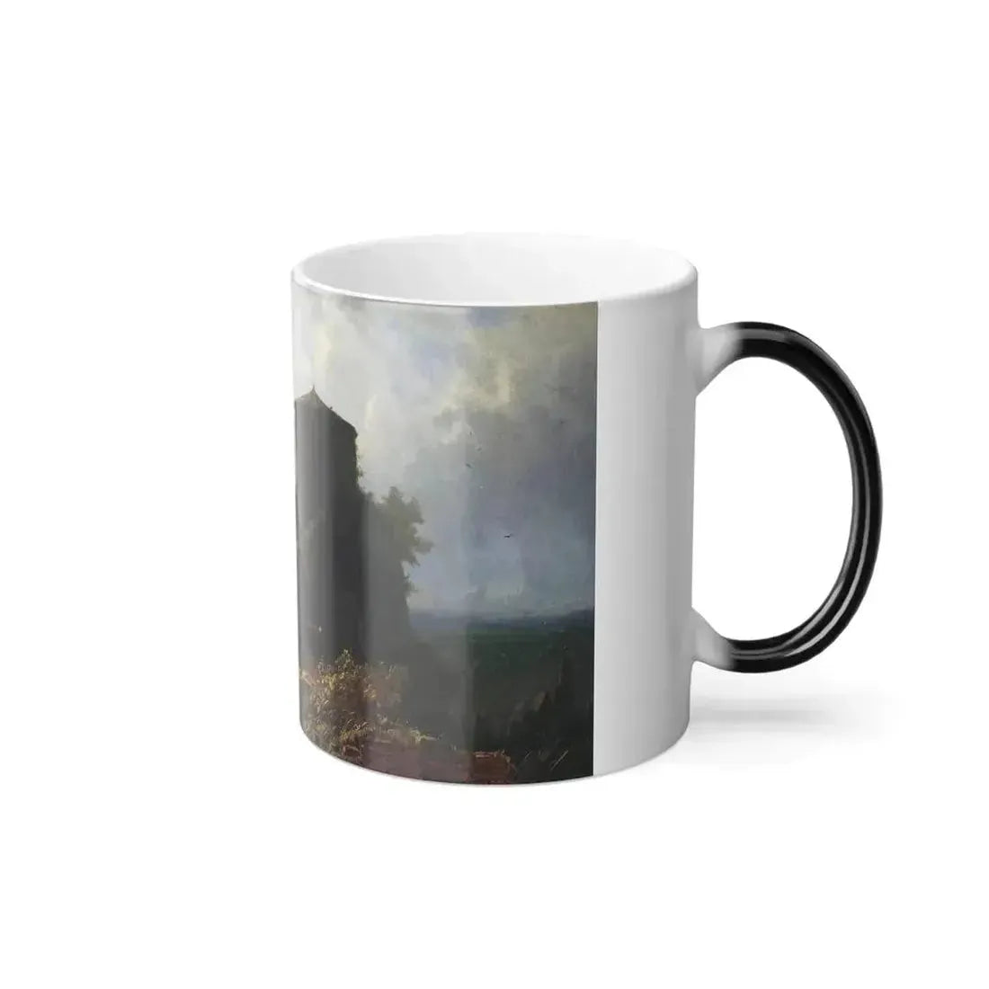 Carl Spitzweg (1808-1885) Peace in the land - Oil on Wood c1855-60 - Color Changing Mug 11oz - Go Mug Yourself