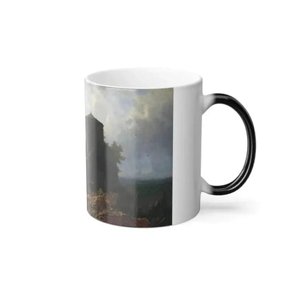 Carl Spitzweg (1808-1885) Peace in the land - Oil on Wood c1855-60 - Color Changing Mug 11oz - Go Mug Yourself