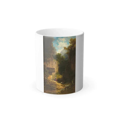 Carl Spitzweg (1808-1885) Prayers in the Forest - oil on canvas 1850 - Color Changing Mug 11oz Default Title 11oz - Go Mug Yourself