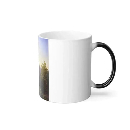 Carl Spitzweg (1808-1885) Reading the Breviary, The Evening - c1845 - Color Changing Mug 11oz - Go Mug Yourself
