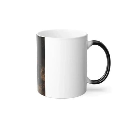 Carl Spitzweg (1808-1885) Sleeping old monk - oil on canvas c1845 jj - Color Changing Mug 11oz - Go Mug Yourself