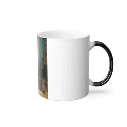 Carl Spitzweg (1808-1885) Spanish Serenade - oil on canvas c1855-56 - Color Changing Mug 11oz - Go Mug Yourself