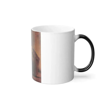 Carl Spitzweg (1808-1885) The Alchemist - oil on canvas c1850-60 - Color Changing Mug 11oz - Go Mug Yourself