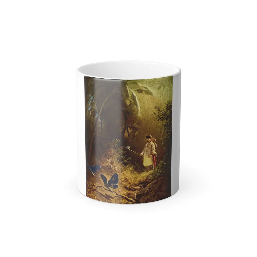 Carl Spitzweg (1808-1885) The Butterfly Hunter - oil on panel 1840 - Color Changing Mug 11oz-11oz-Go Mug Yourself