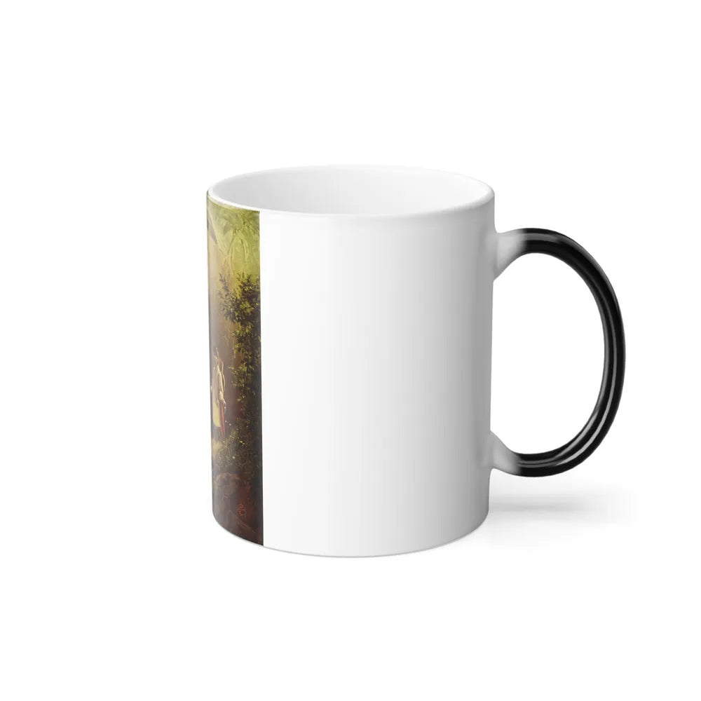 Carl Spitzweg (1808-1885) The Butterfly Hunter - oil on panel 1840 - Color Changing Mug 11oz-Go Mug Yourself