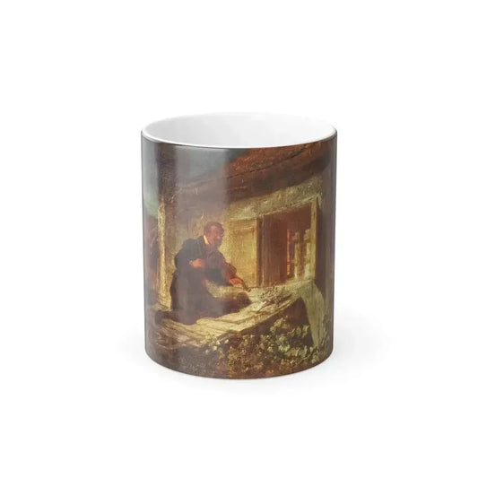 Carl Spitzweg (1808-1885) The Fiddler on the Roof - Oil on Canvas 1845 - Color Changing Mug 11oz 11oz - Go Mug Yourself