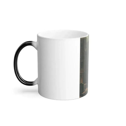 Carl Spitzweg (1808-1885) The Nightly Homecoming - oil on Wood c1875-80 - Color Changing Mug 11oz - Go Mug Yourself