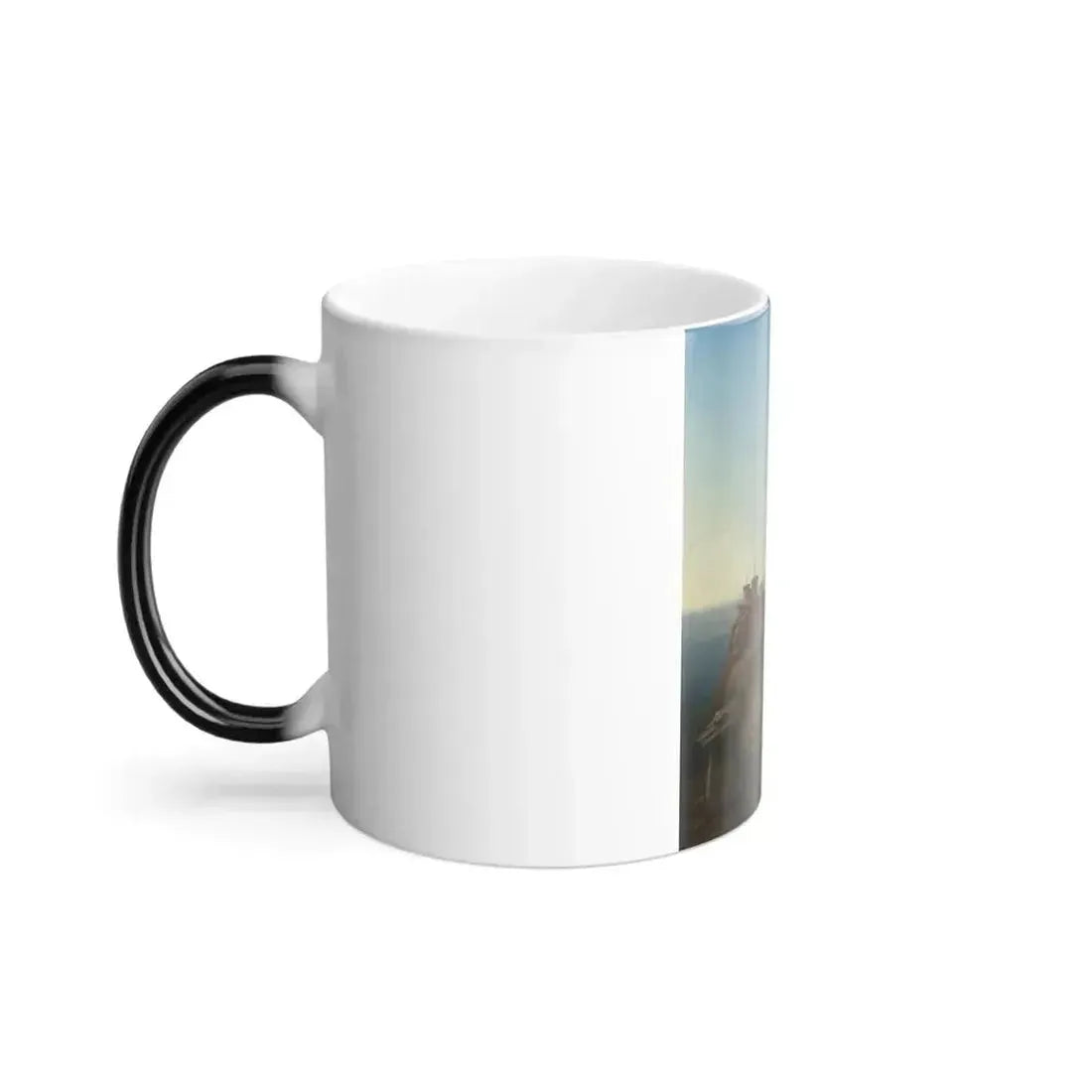 Carl Spitzweg (1808-1885) The sleeping hermit - oil on panel - Color Changing Mug 11oz - Go Mug Yourself