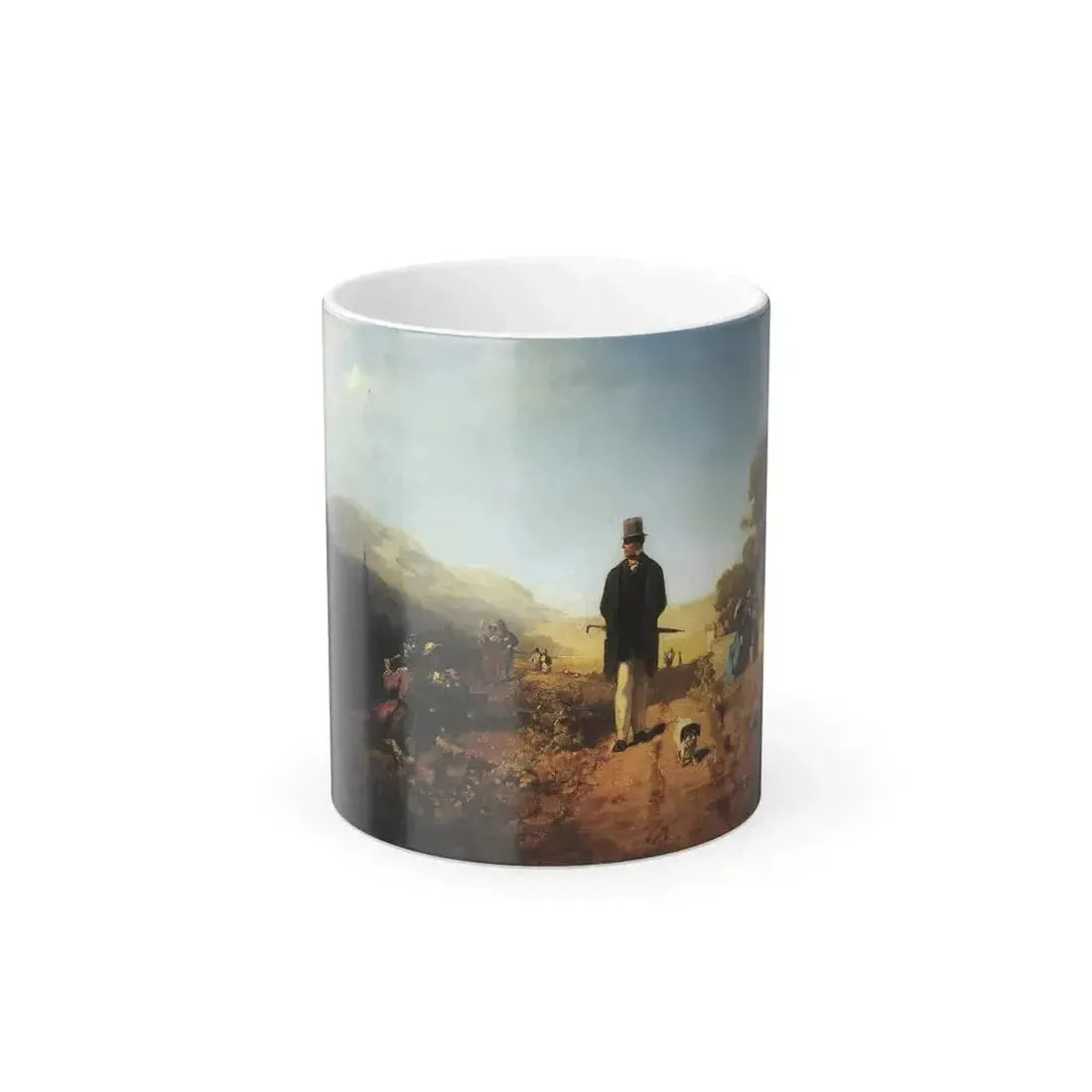 Carl Spitzweg (1808-1885) The squire (the bachelor) - Oil on Canvas c1847-49 - Color Changing Mug 11oz 11oz - Go Mug Yourself