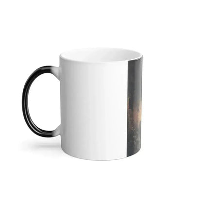 Carl Spitzweg (1808-1885) The Yawning Hermit - Oil on Canvas c1848-49 jj - Color Changing Mug 11oz - Go Mug Yourself