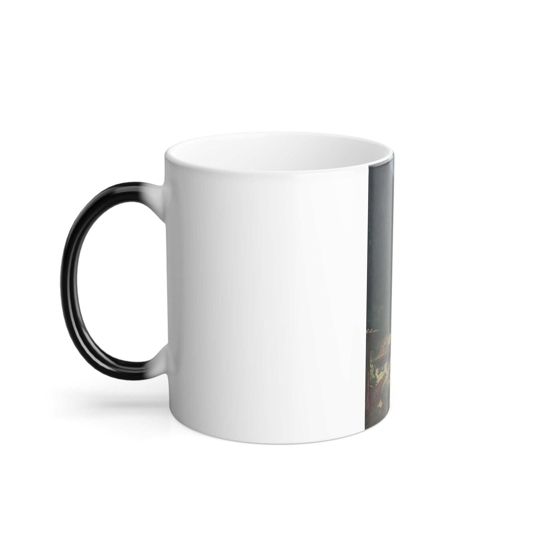 Carl Spitzweg (1808-1885) Tyrolean toll house - oil on canvas 1855 - Color Changing Mug 11oz-Go Mug Yourself