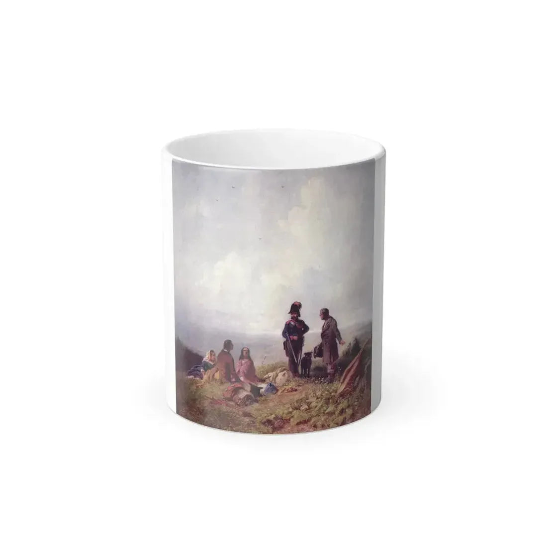 Carl Spitzweg (1808-1885) Where is the passport%3f - Oil on Oakwood c1855 - Color Changing Mug 11oz Default Title 11oz - Go Mug Yourself