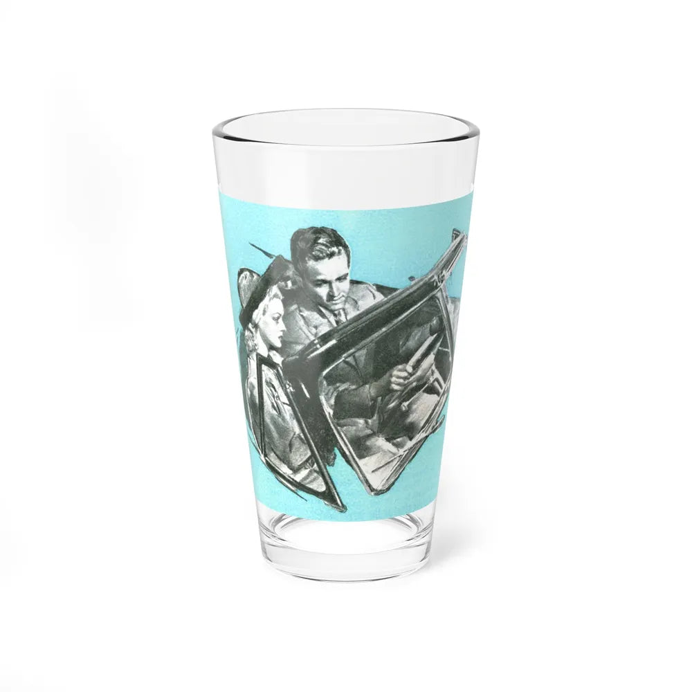 Carless Drivers (Magazine Illustration) Pint Glass 16oz-16oz-Go Mug Yourself