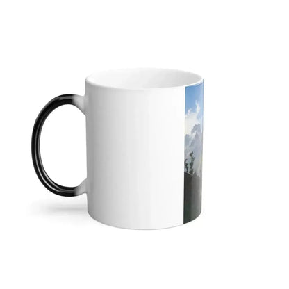 Carlos de Haes (1826-1898) La canal de Mancorbo en los Picos de Europa - oil on canvas 1876 - Color Changing Mug 11oz - Go Mug Yourself