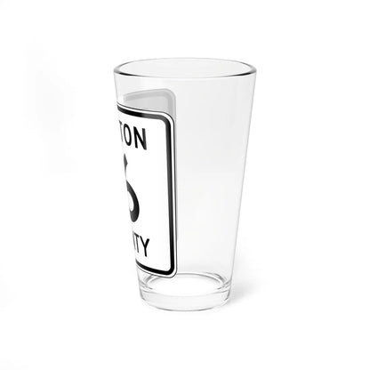 Carlton County 16 MN (Minnesota) (Road Sign) Pint Glass 16oz - Go Mug Yourself