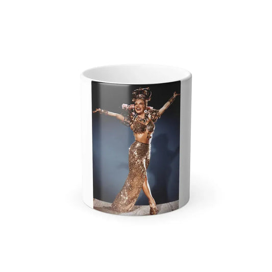 Carmen Miranda #01 (Vintage Female Icon) Color Changing Mug 11oz 11oz - Go Mug Yourself