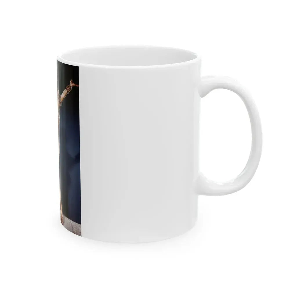 Carmen Miranda #01 (Vintage Female Icon) White Coffee Mug - Go Mug Yourself