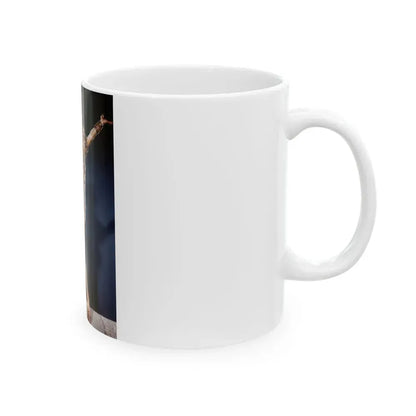 Carmen Miranda #01 (Vintage Female Icon) White Coffee Mug - Go Mug Yourself