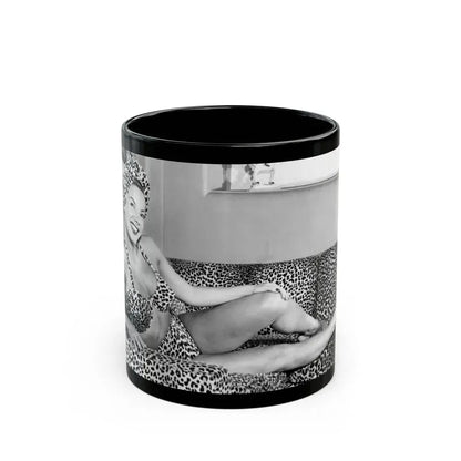 Carmen Miranda #06 (Vintage Female Icon) Black Coffee Mug 11oz - Go Mug Yourself