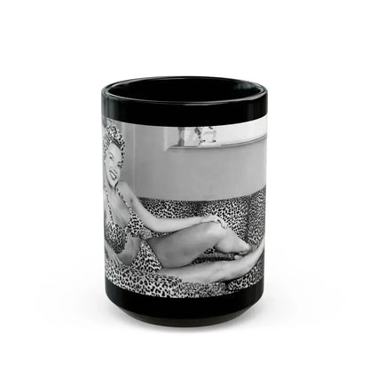 Carmen Miranda #06 (Vintage Female Icon) Black Coffee Mug 15oz - Go Mug Yourself