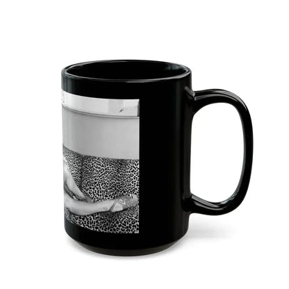 Carmen Miranda #06 (Vintage Female Icon) Black Coffee Mug - Go Mug Yourself