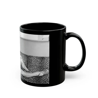 Carmen Miranda #06 (Vintage Female Icon) Black Coffee Mug - Go Mug Yourself