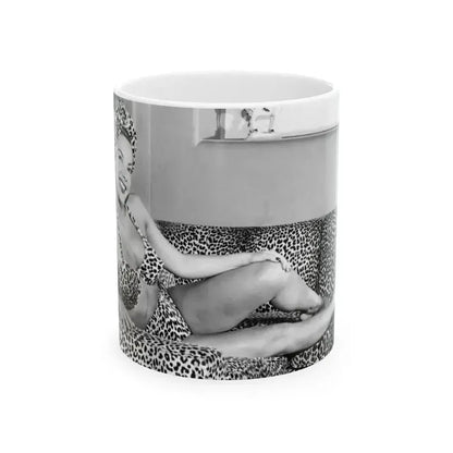 Carmen Miranda #06 (Vintage Female Icon) White Coffee Mug 11oz - Go Mug Yourself