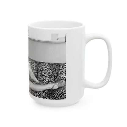 Carmen Miranda #06 (Vintage Female Icon) White Coffee Mug - Go Mug Yourself
