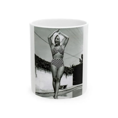 Carmen Miranda #07 (Vintage Female Icon) White Coffee Mug 11oz - Go Mug Yourself