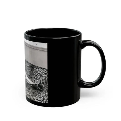 Carmen Miranda #09 (Vintage Female Icon) Black Coffee Mug - Go Mug Yourself