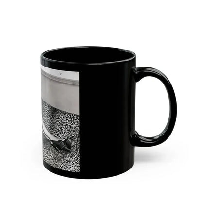 Carmen Miranda #09 (Vintage Female Icon) Black Coffee Mug - Go Mug Yourself