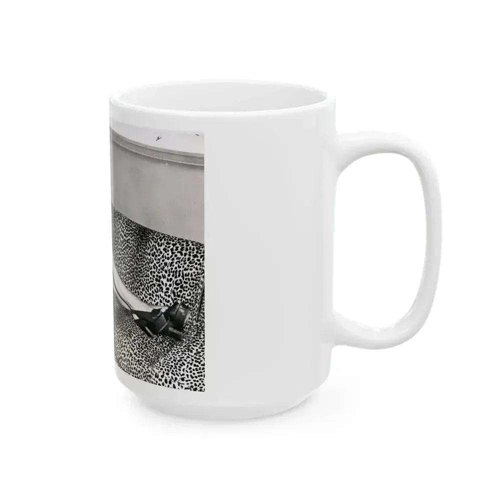 Carmen Miranda #09 (Vintage Female Icon) White Coffee Mug - Go Mug Yourself