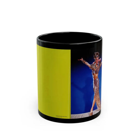 Carmen Miranda #11 - Hollywood In Kodachrome 1940-1949 Book - 1 Color Photo (Vintage Female Icon) Black Coffee Mug 11oz - Go Mug Yourself