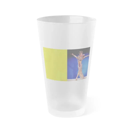 Carmen Miranda #11 - Hollywood In Kodachrome 1940-1949 Book - 1 Color Photo (Vintage Female Icon) Frosted Pint Glass 16oz 16oz Frosted - Go Mug Yourself