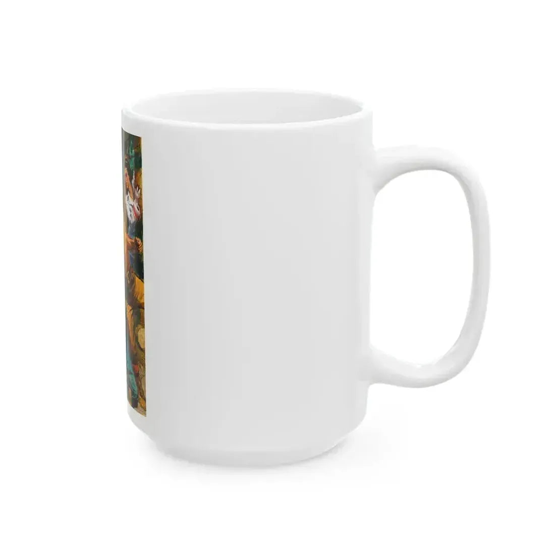 Carnival Boat, movie poster illustration, 1932 - White Coffee Mug - Go Mug Yourself