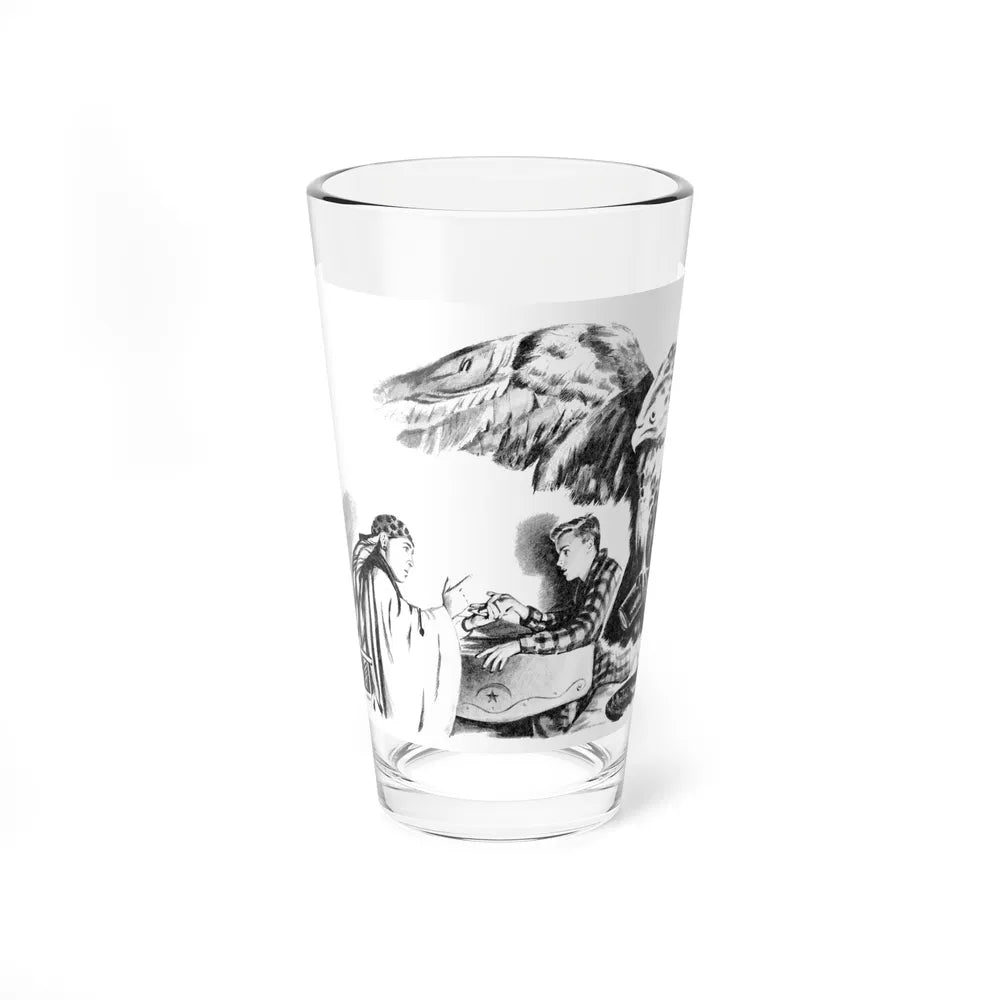 Carnival Mystery, Calling All Girls, November 1946 (Magazine Illustration) Pint Glass 16oz-16oz-Go Mug Yourself