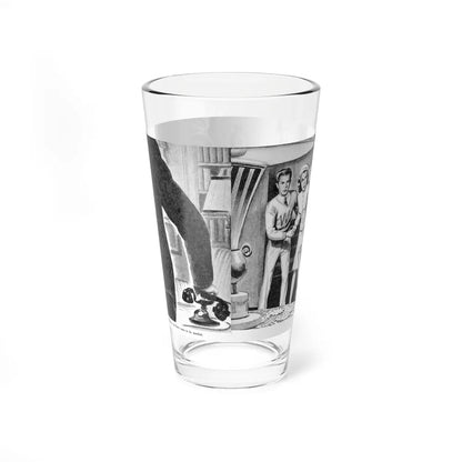 Carnival Mystery, Calling All Girls, October 1946 (Magazine Illustration) Pint Glass 16oz-Go Mug Yourself